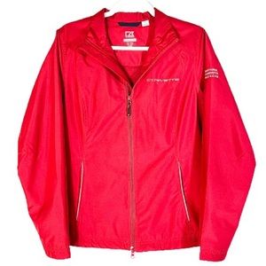 National Corvette Museum Red Zip Up Jacket Women’s Size Medium